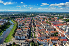 Kaiserstraße aus der Vogelperspektive