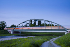 Rastatt Eisenbahnbrücke über die Murg